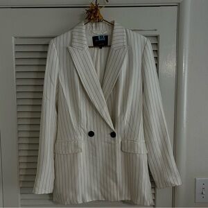 Massimo Dutti Pinstripe Blazer size 4
